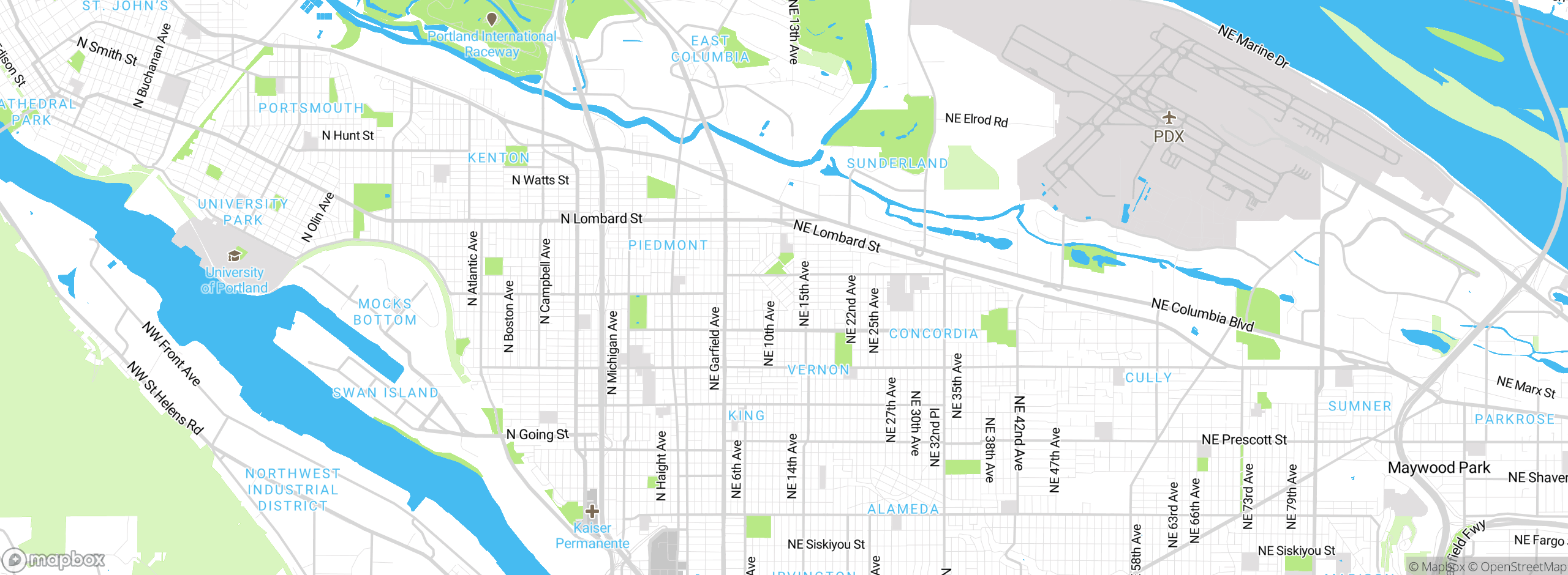Map showing approximate location