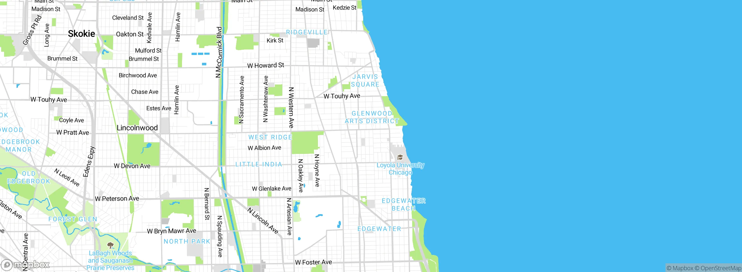 Map showing approximate location