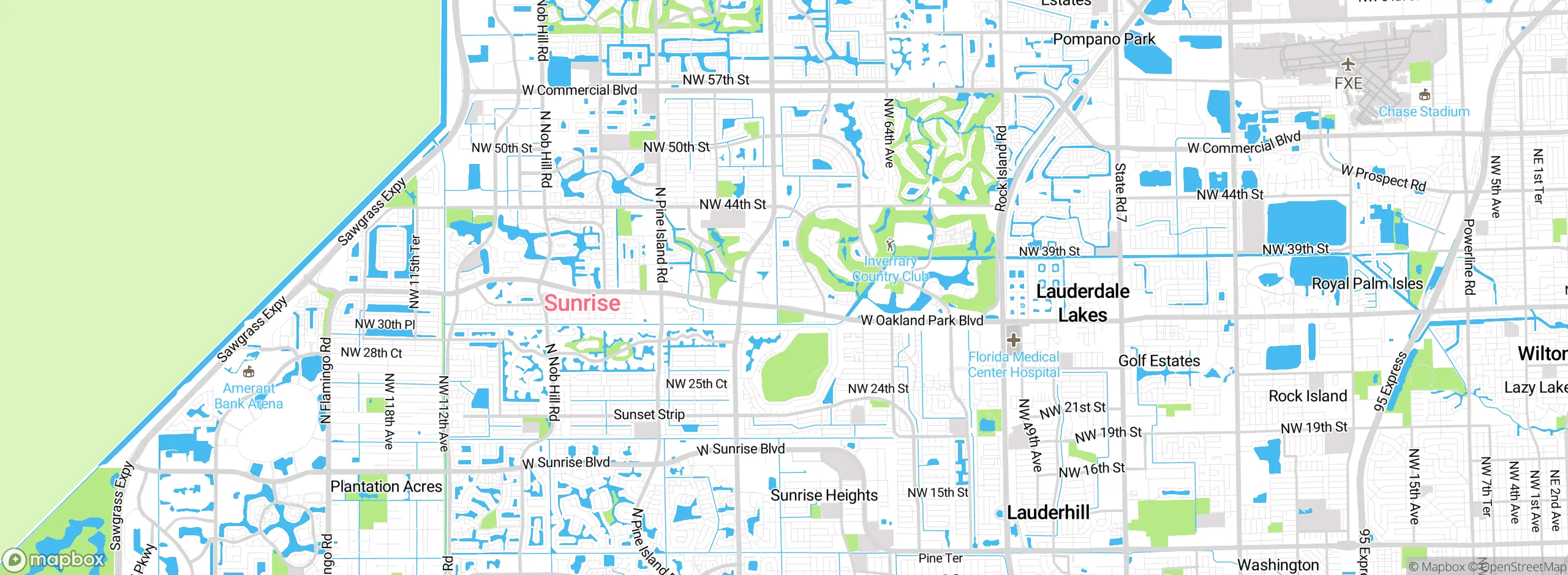 Map showing approximate location
