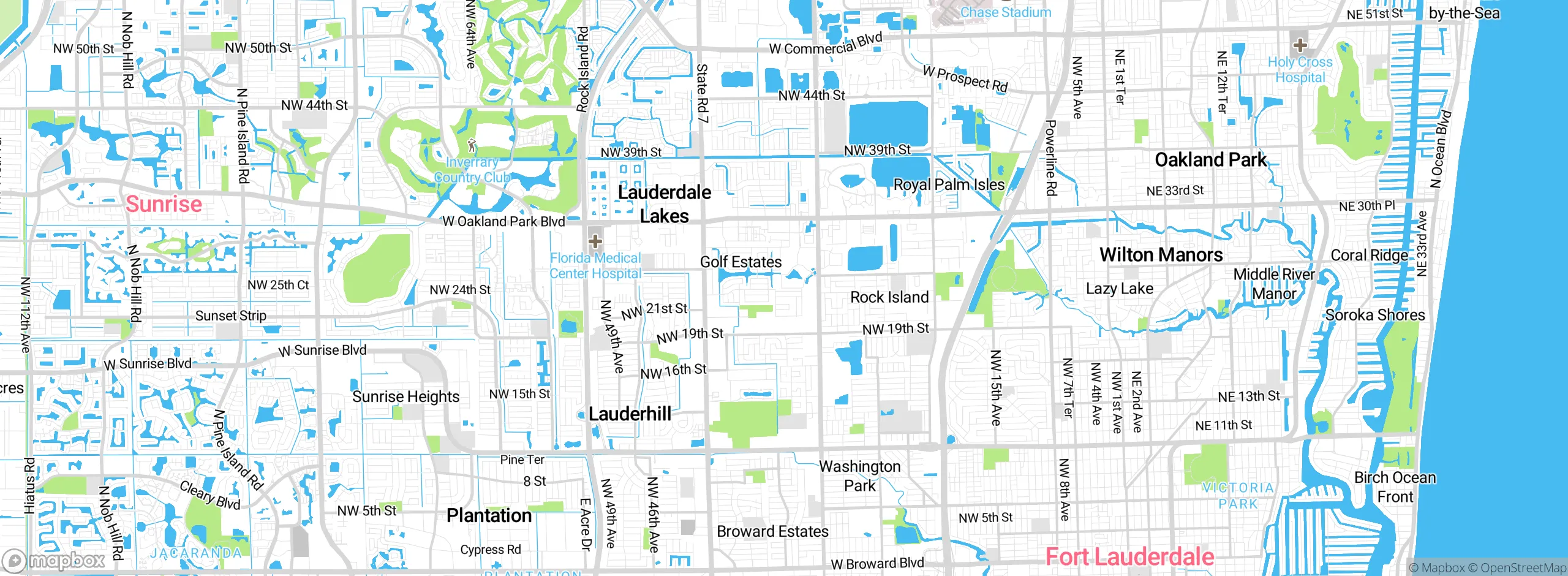 Map showing approximate location