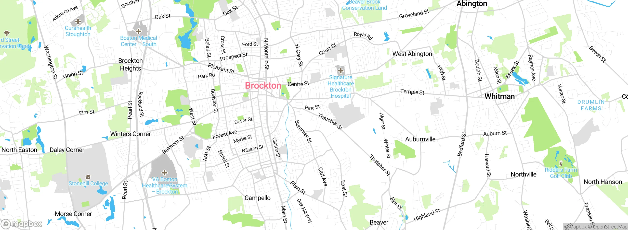 Map showing approximate location
