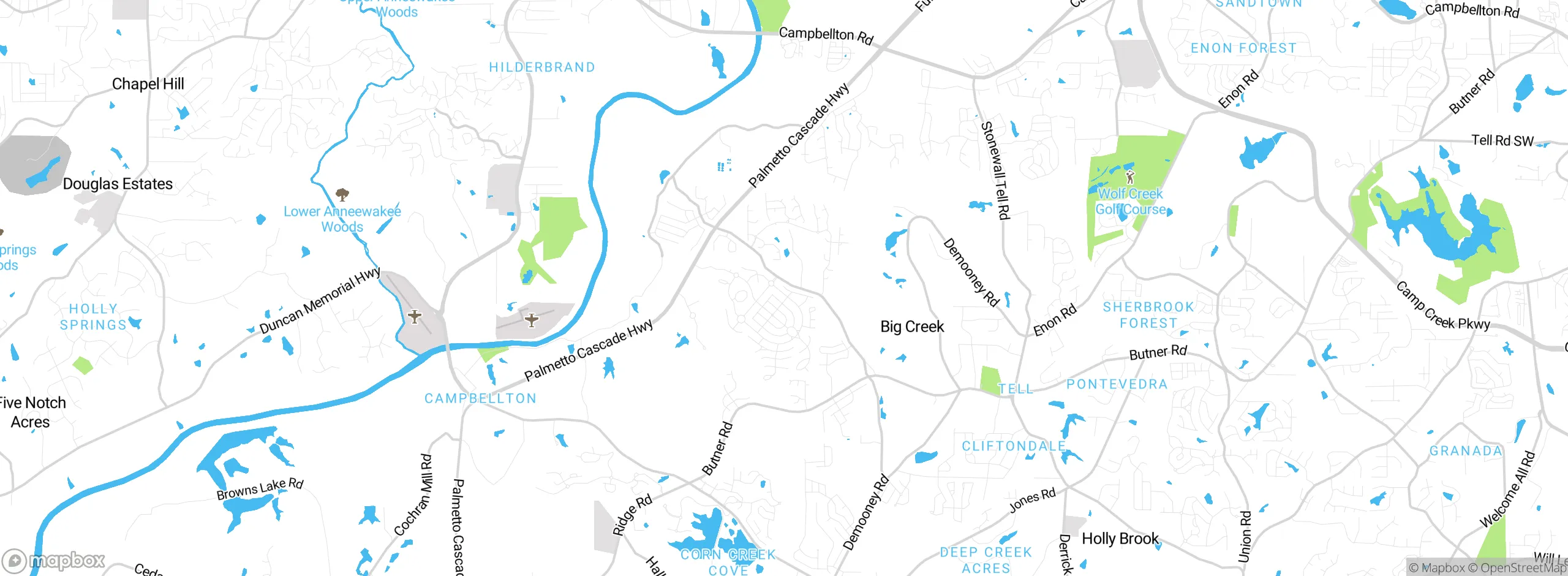 Map showing approximate location