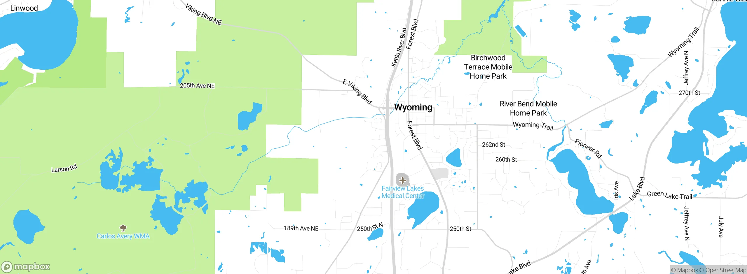 Map showing approximate location