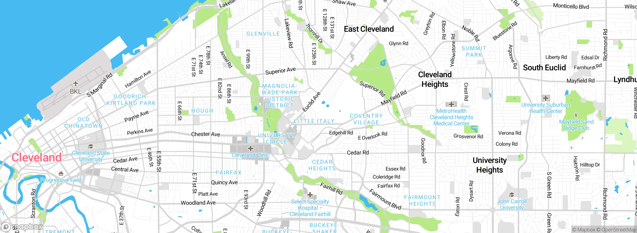 Map showing approximate location
