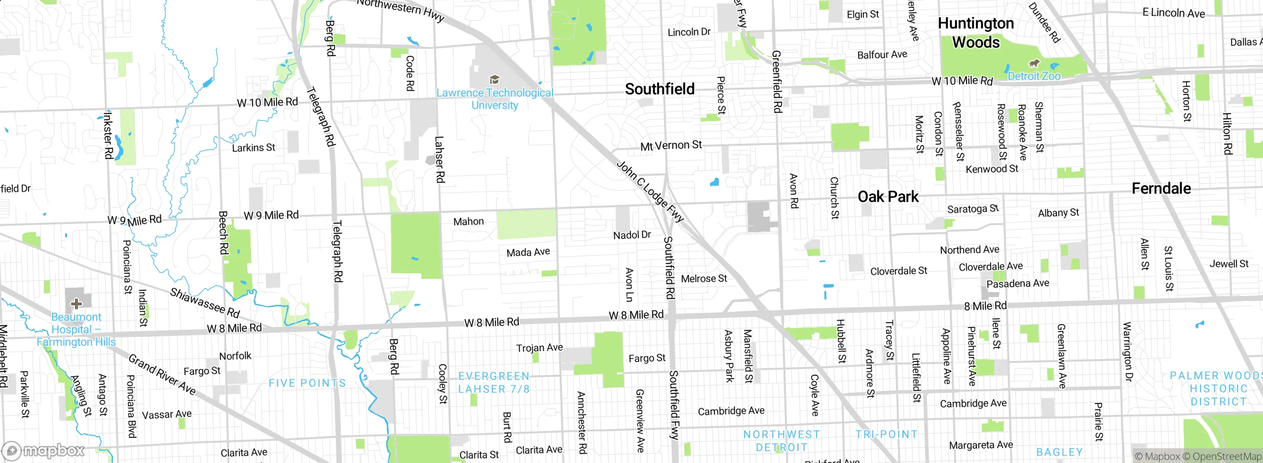 Map showing approximate location