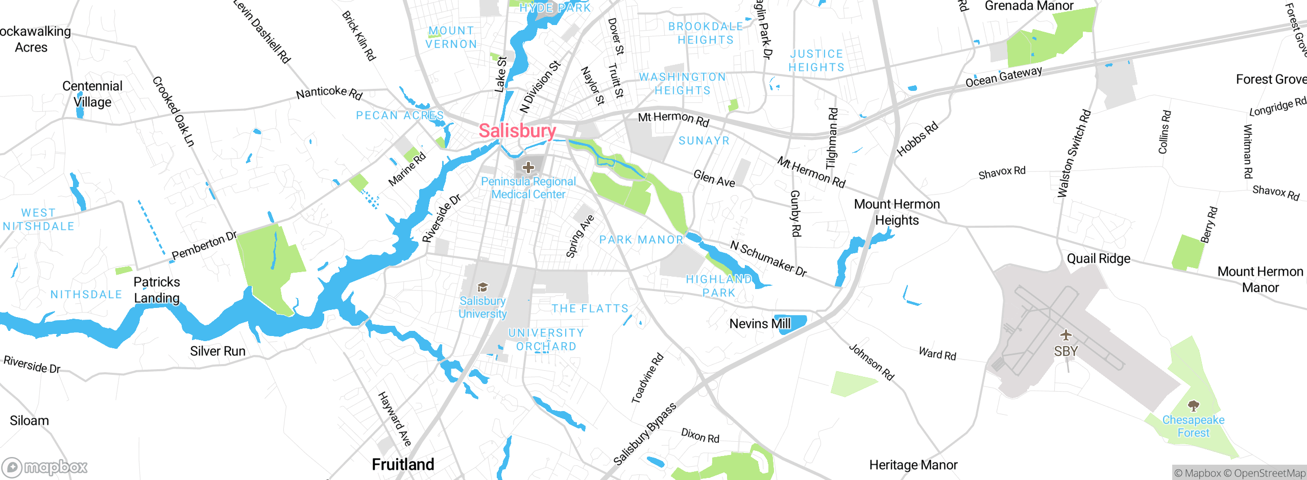 Map showing approximate location