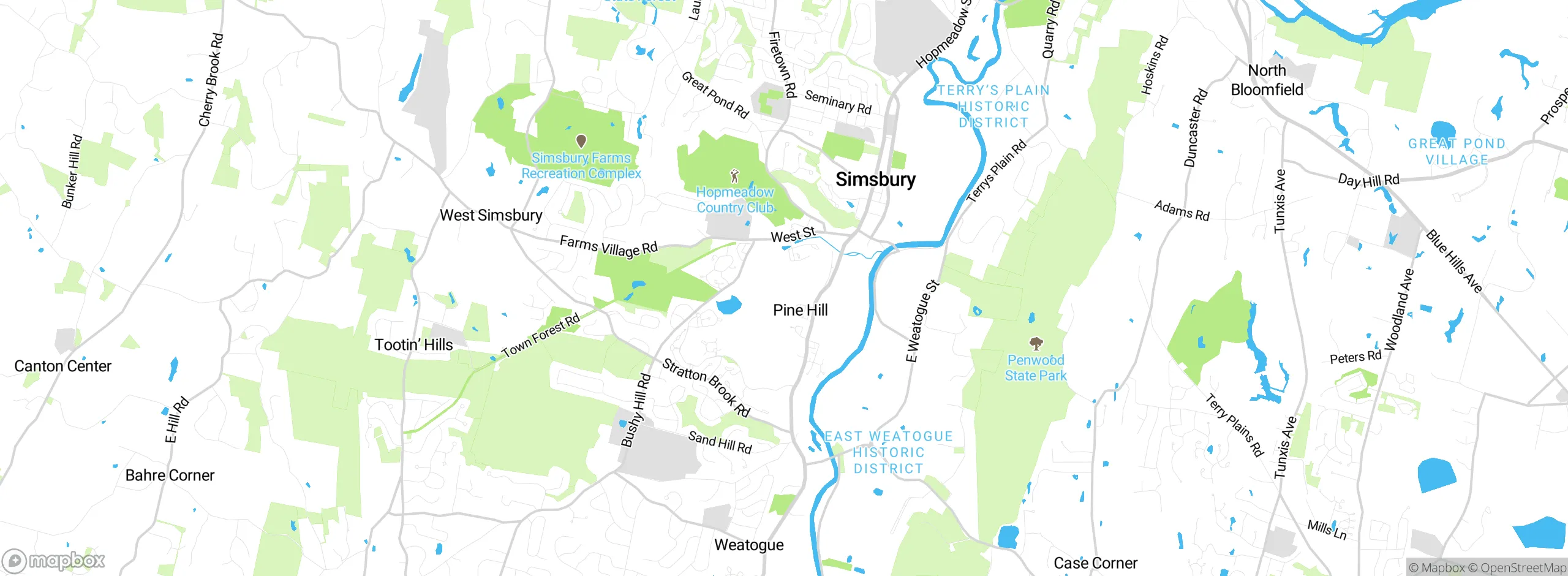 Map showing approximate location