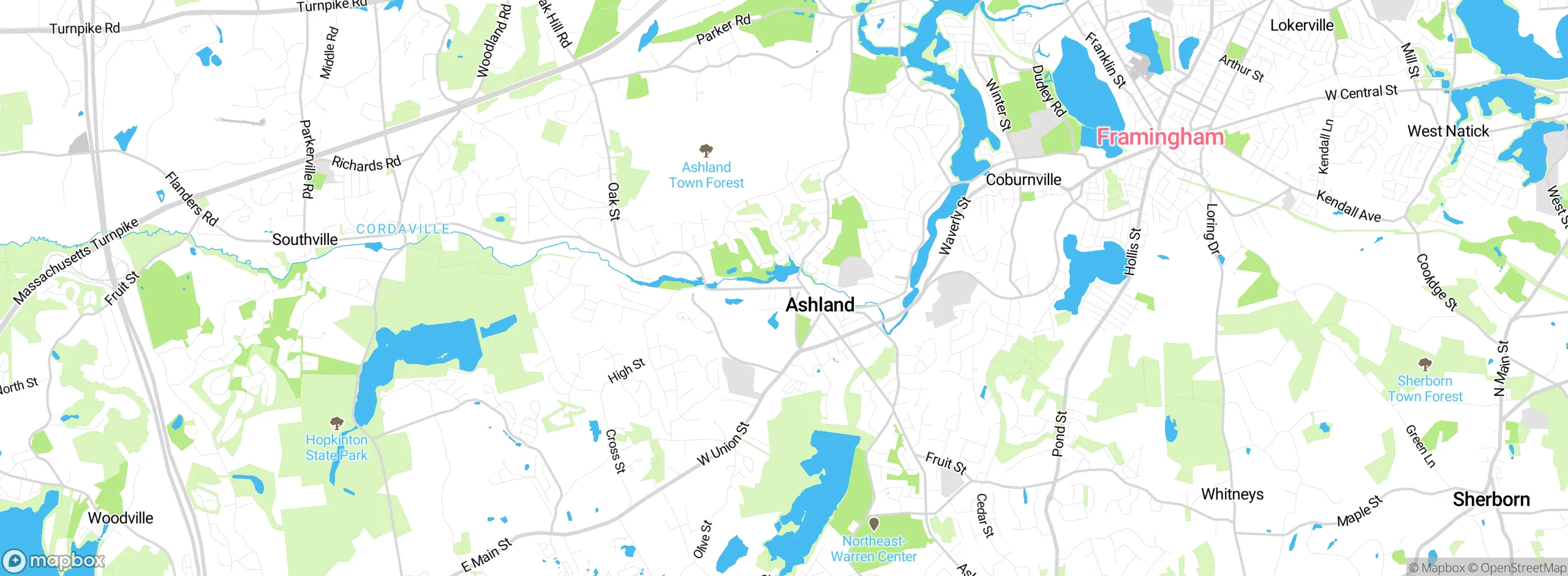 Map showing approximate location