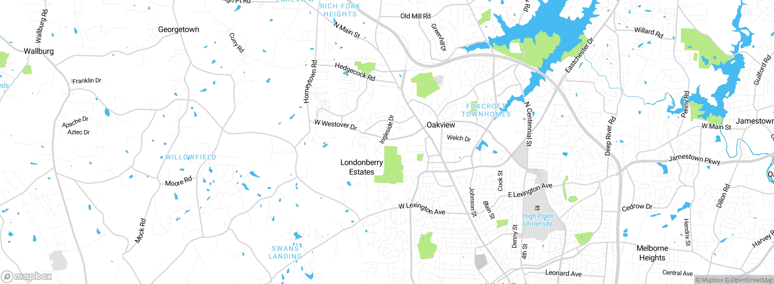 Map showing approximate location