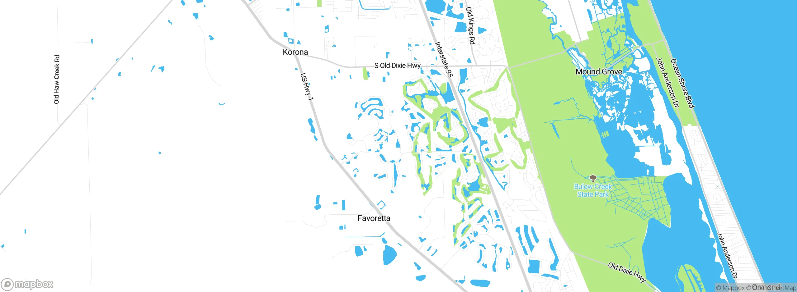 Map showing approximate location