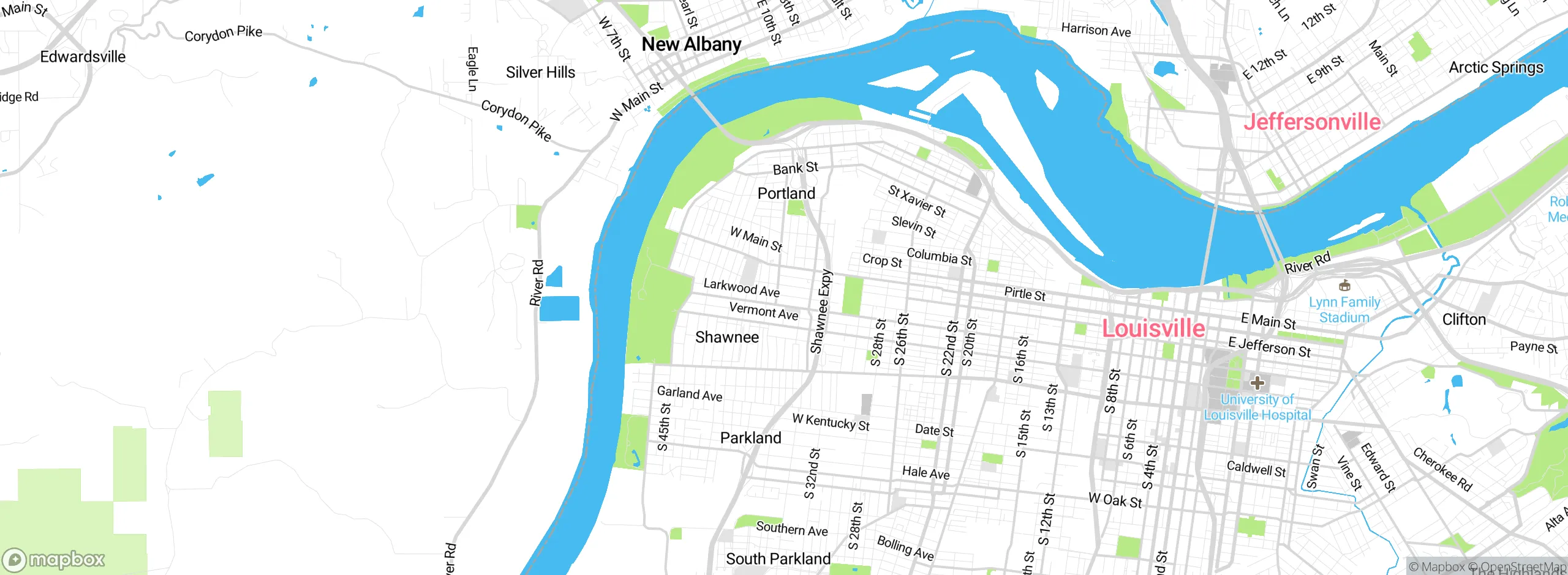 Map showing approximate location