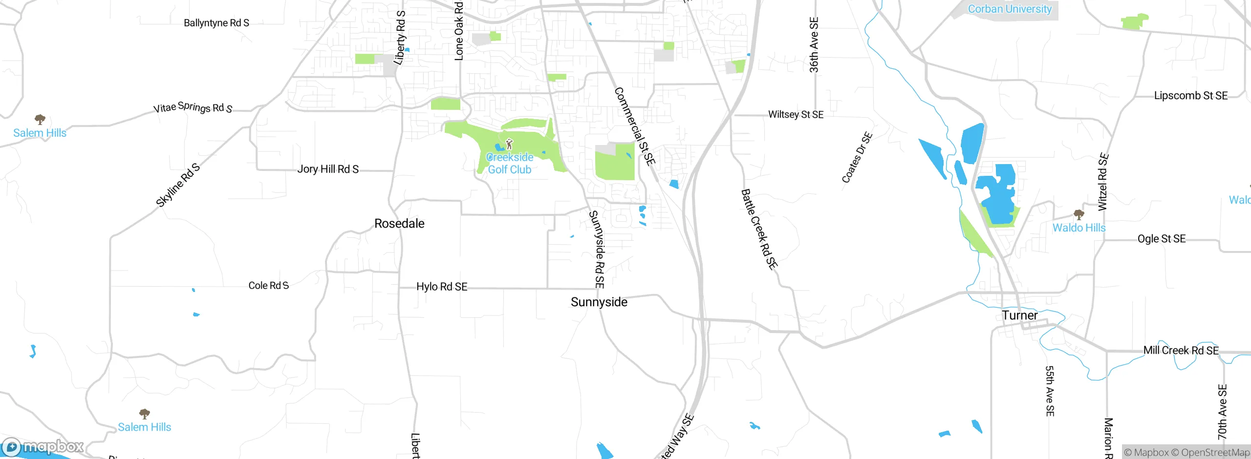 Map showing approximate location