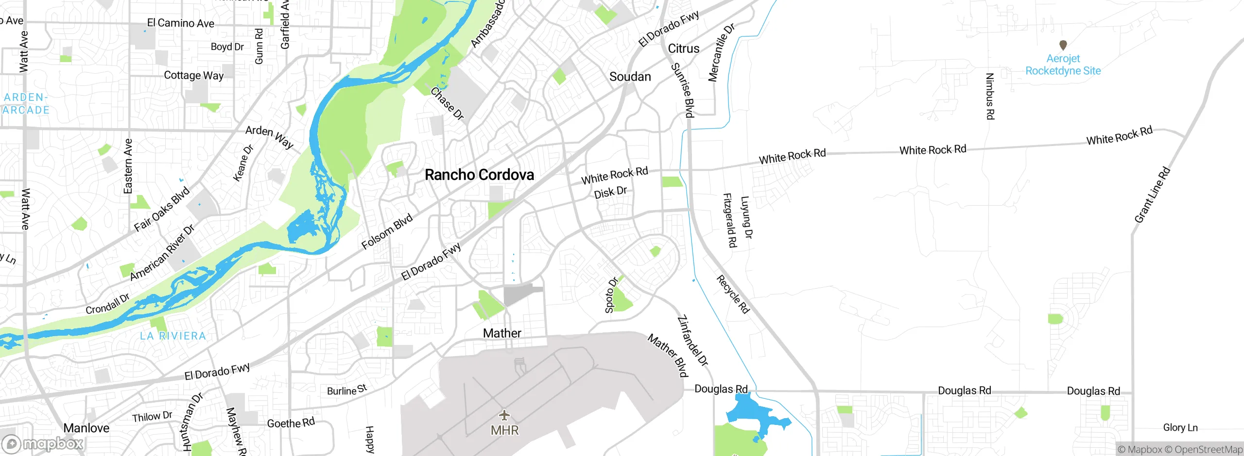 Map showing approximate location