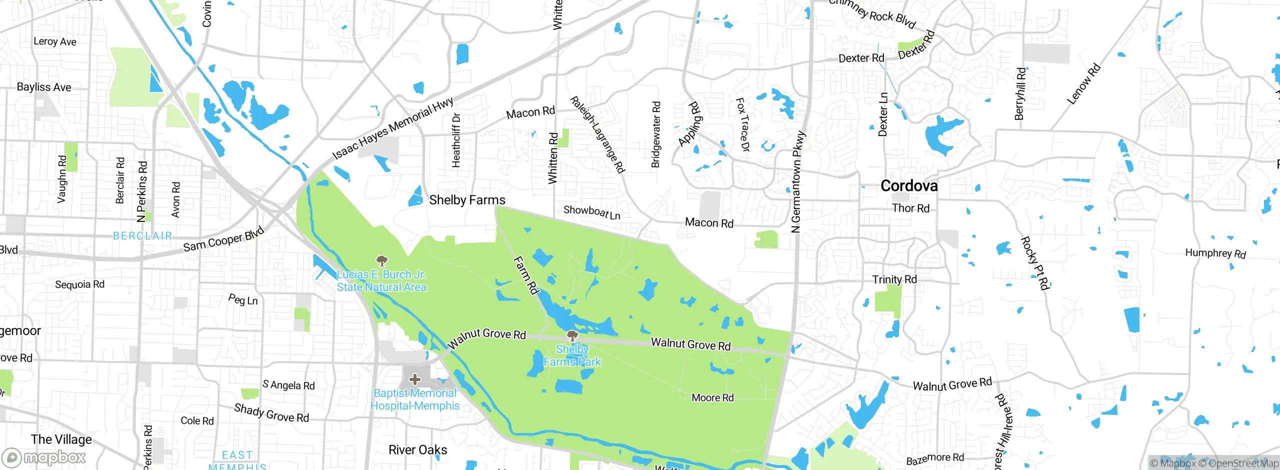 Map showing approximate location