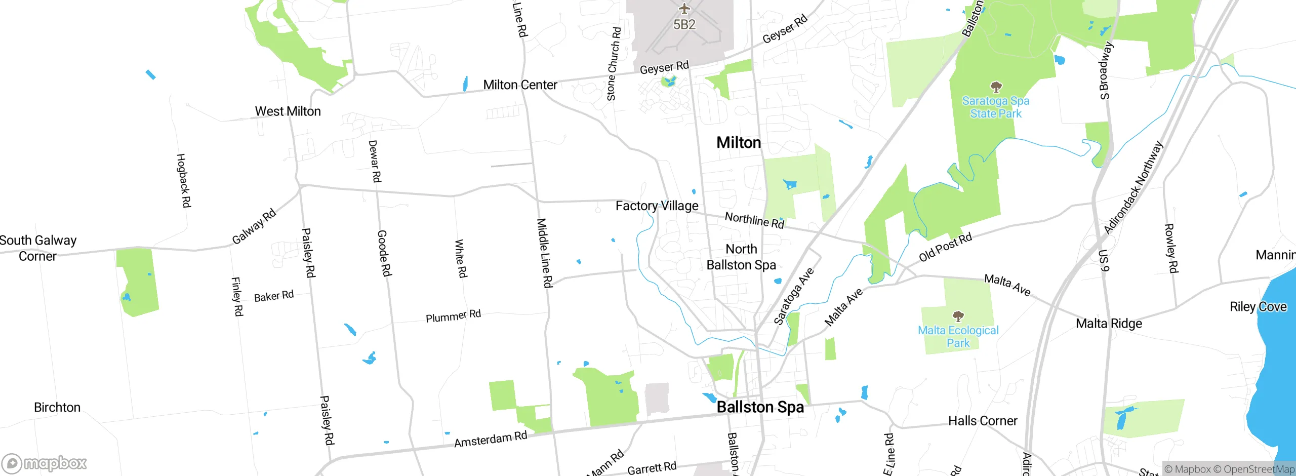Map showing approximate location