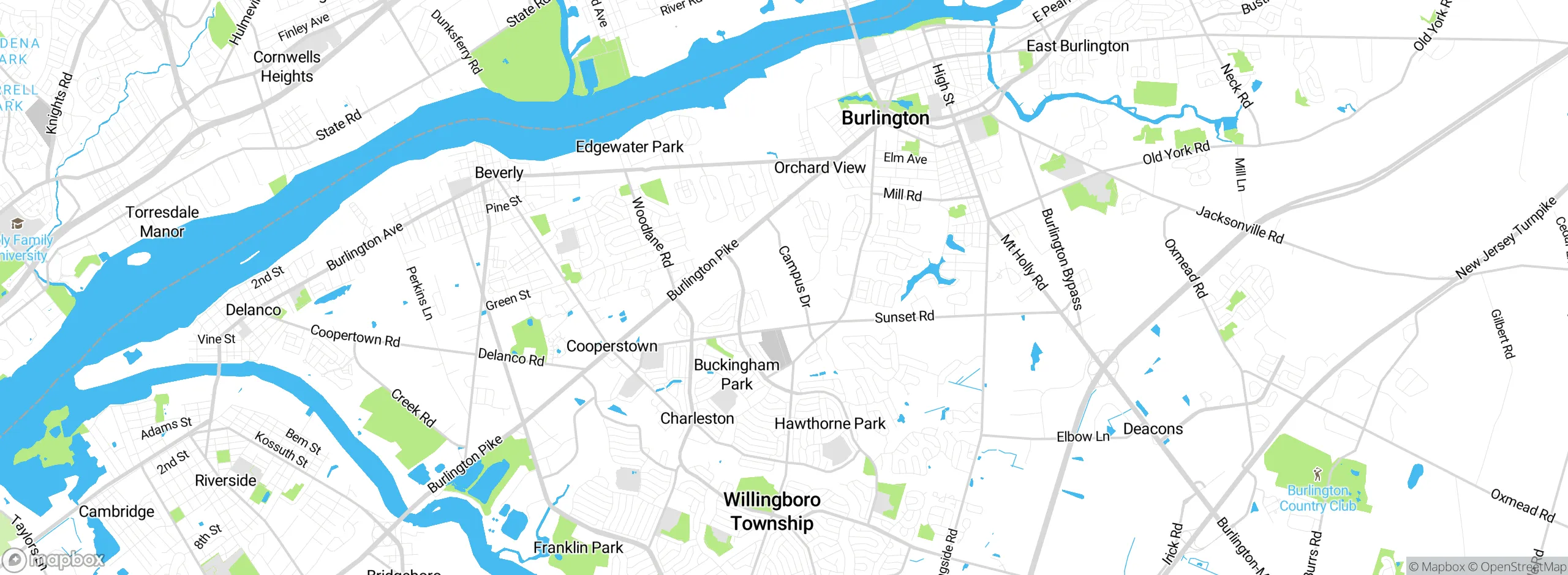 Map showing approximate location