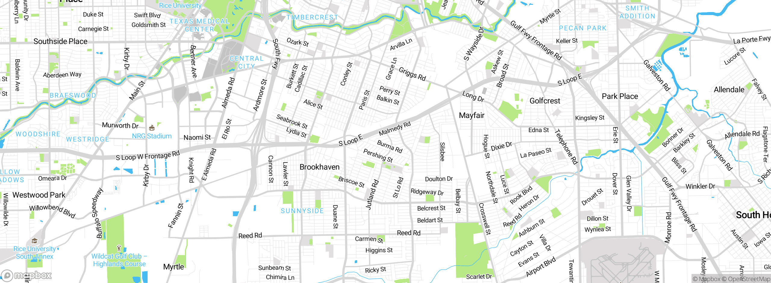 Map showing approximate location