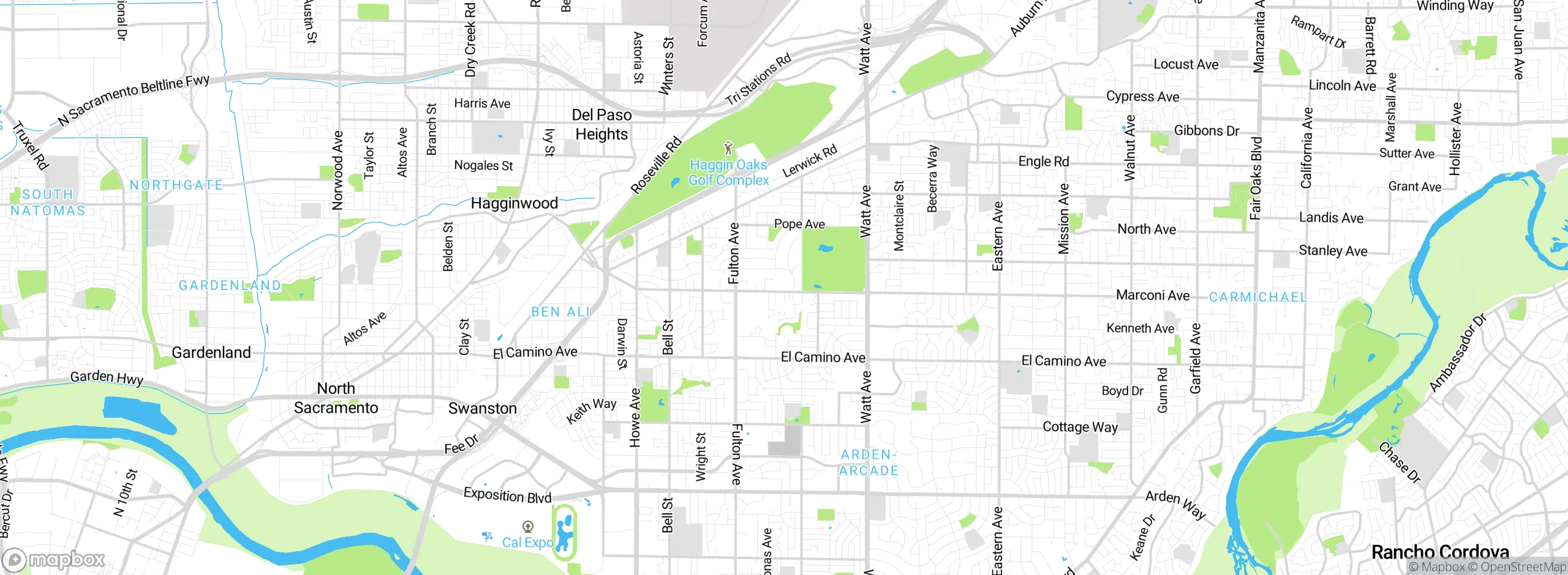 Map showing approximate location