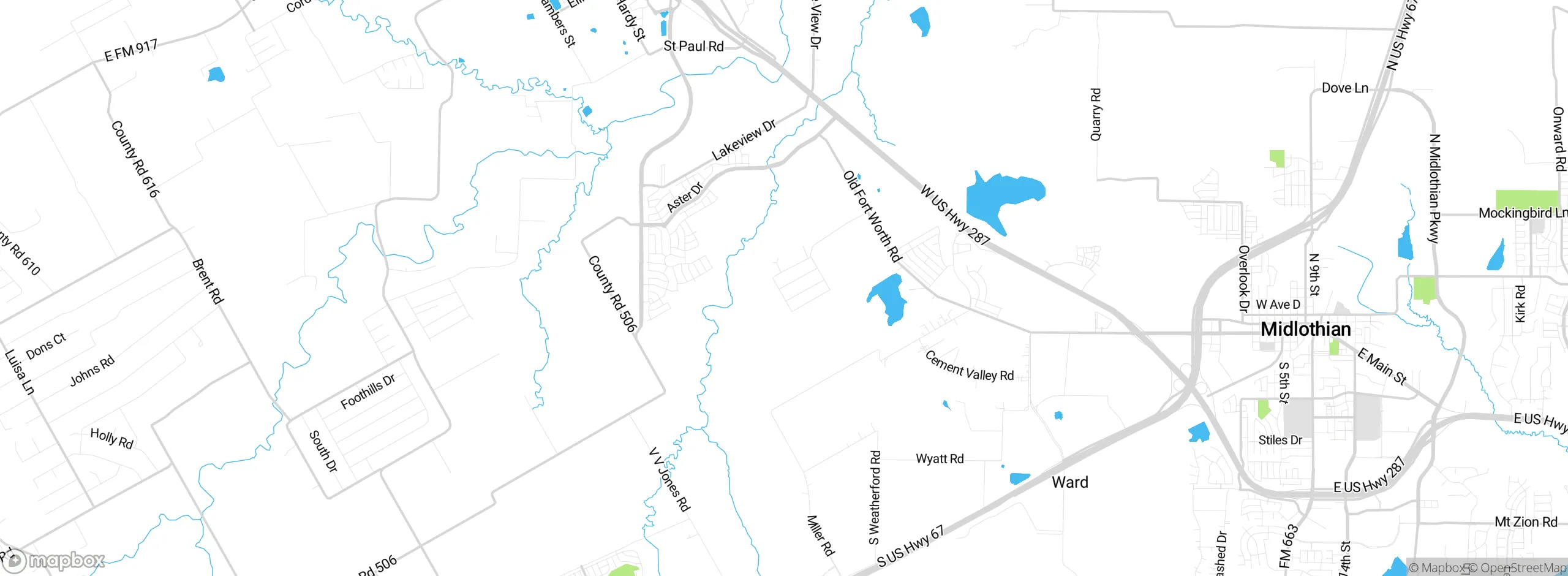 Map showing approximate location