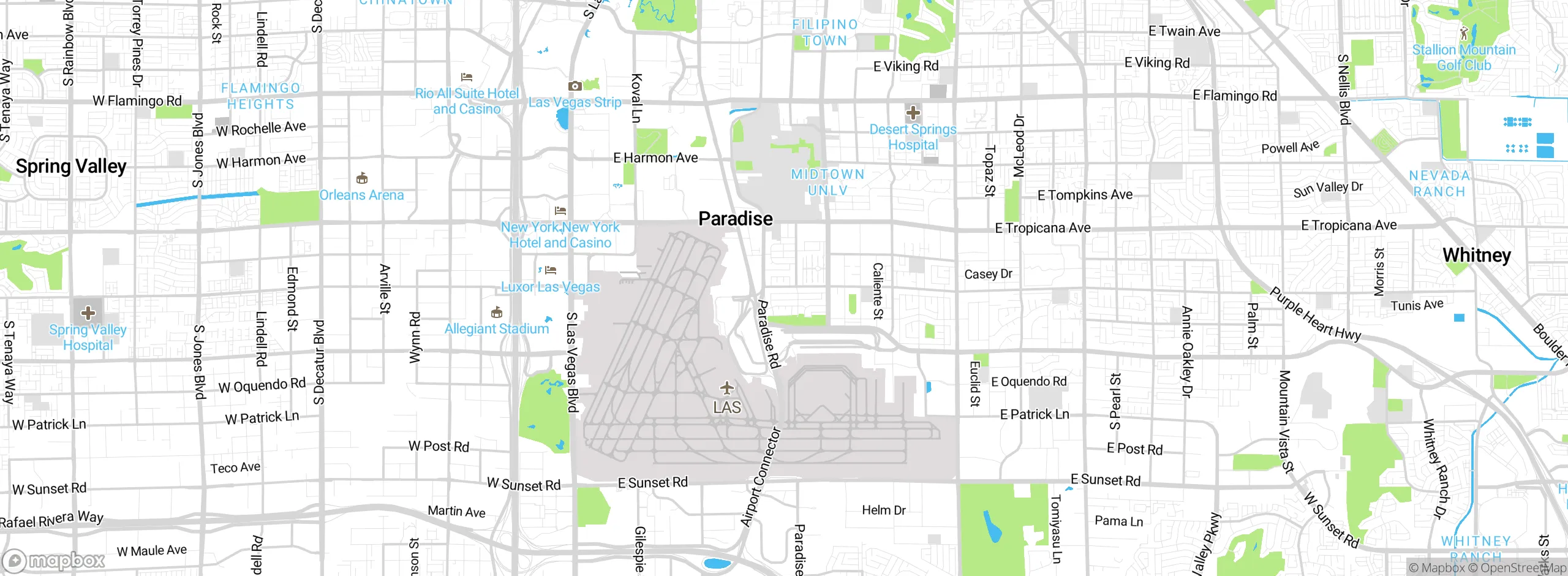 Map showing approximate location
