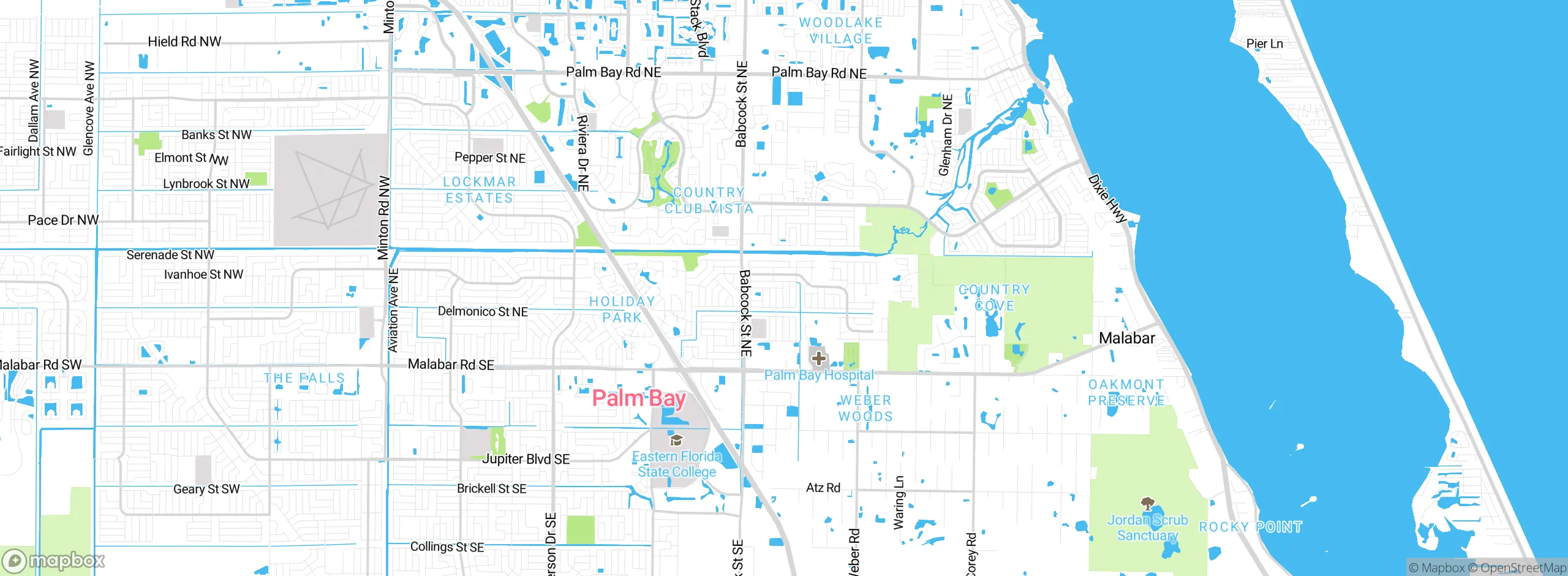 Map showing approximate location