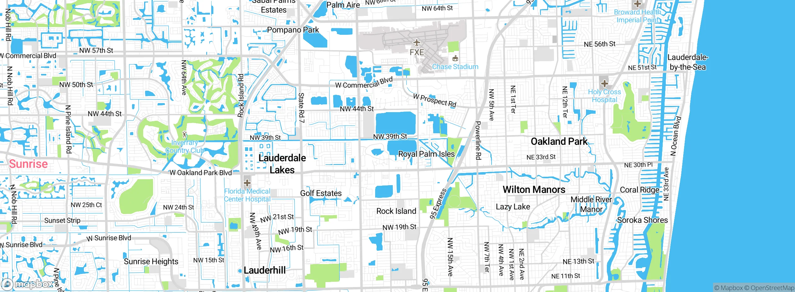 Map showing approximate location