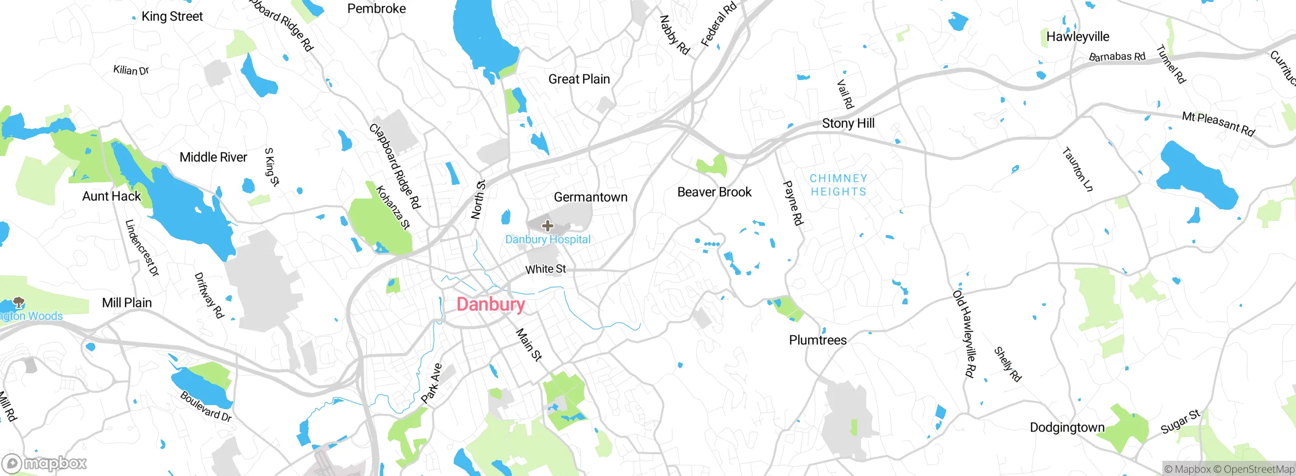 Map showing approximate location