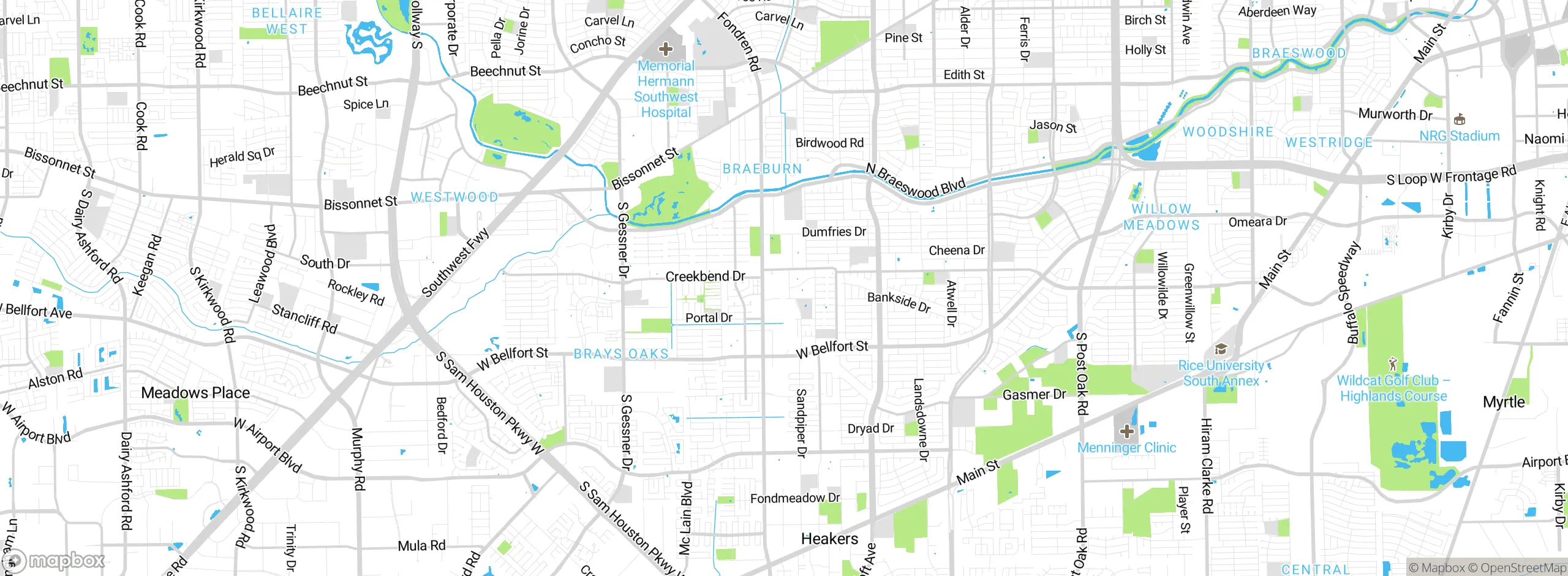 Map showing approximate location