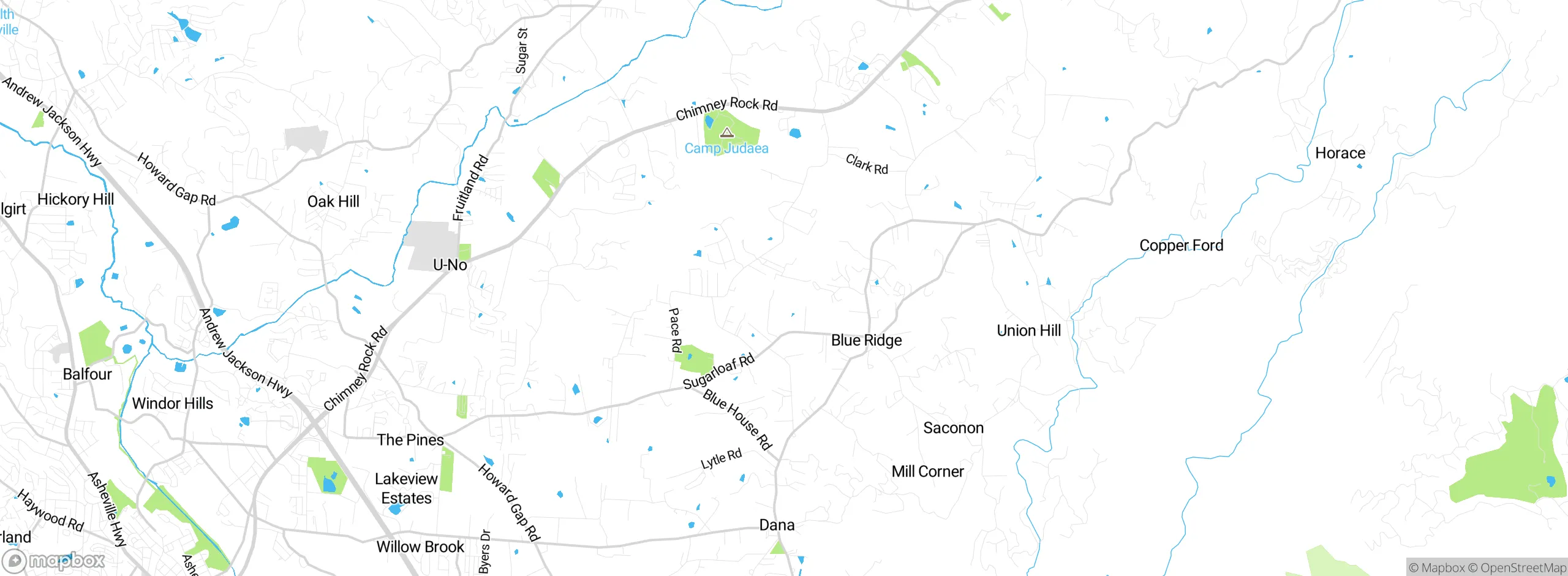 Map showing approximate location