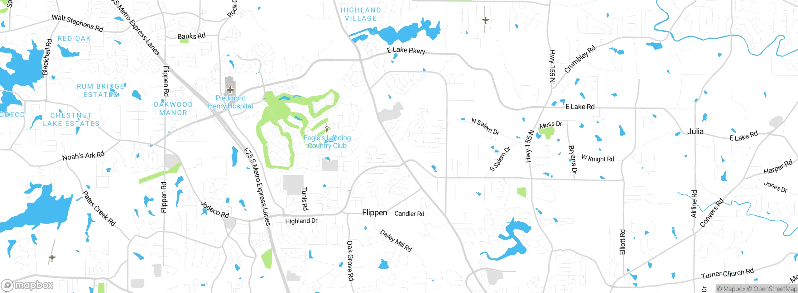 Map showing approximate location