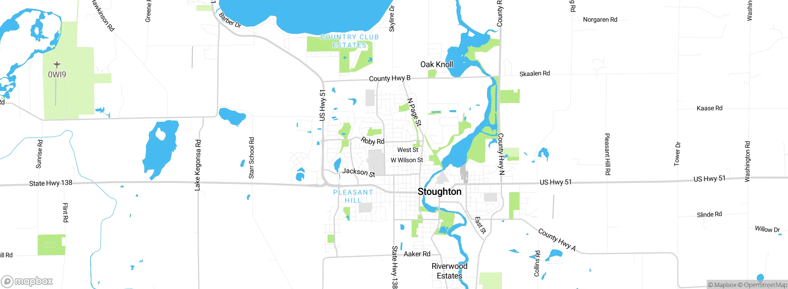 Map showing approximate location