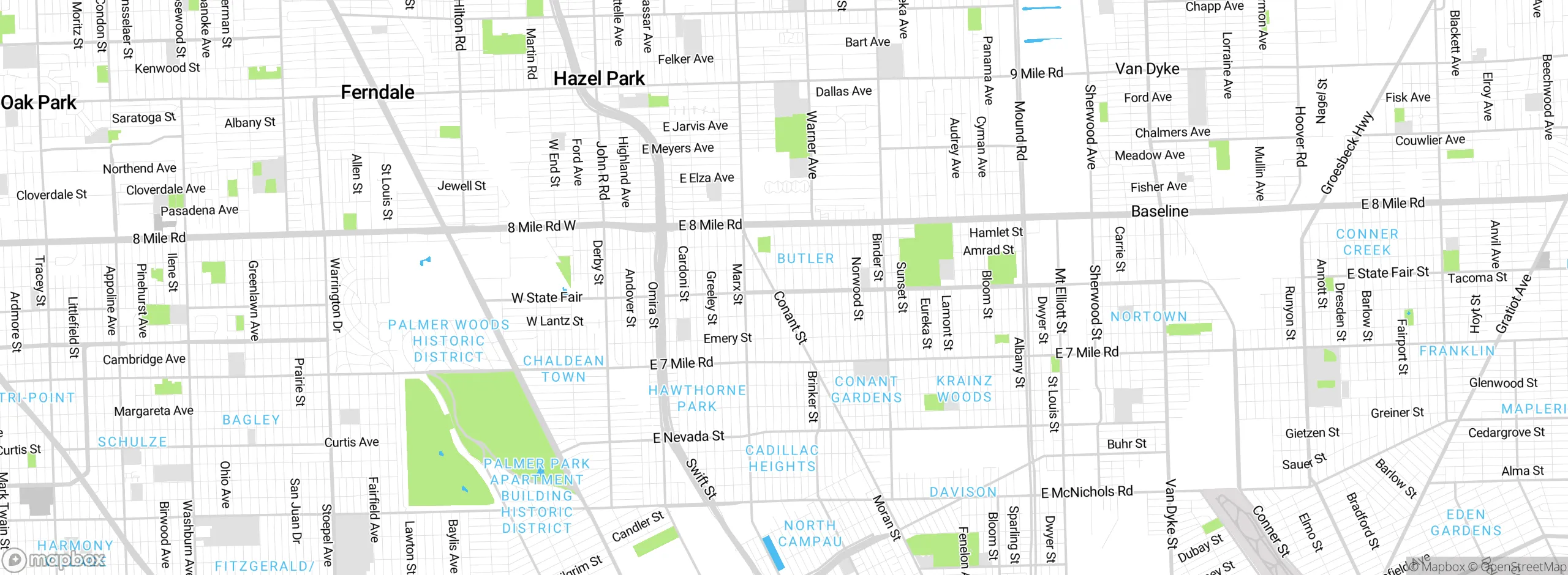 Map showing approximate location