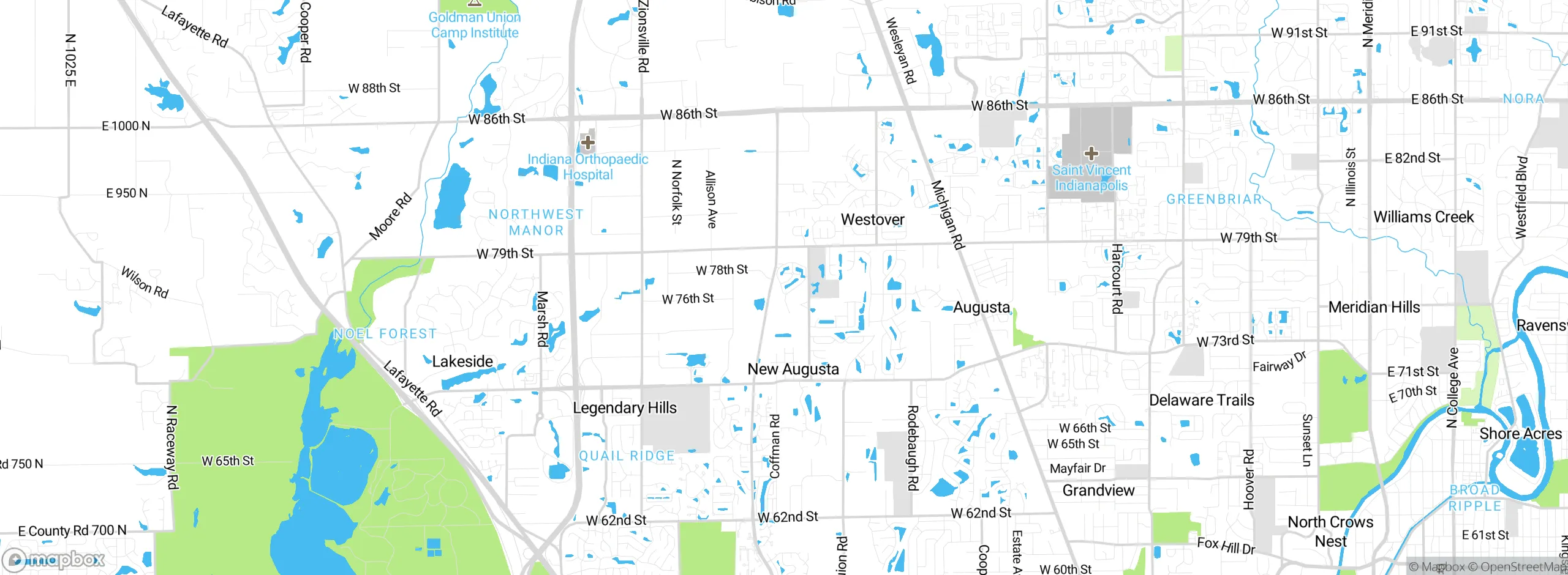 Map showing approximate location