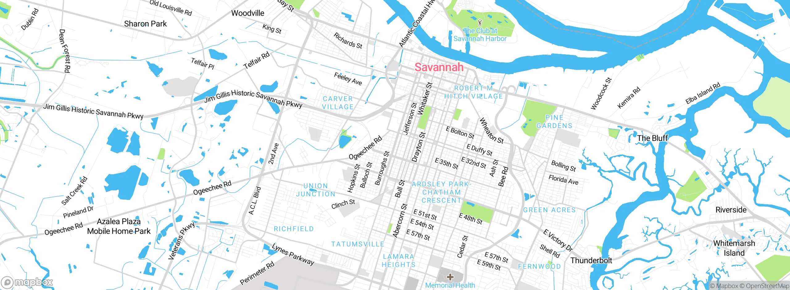 Map showing approximate location