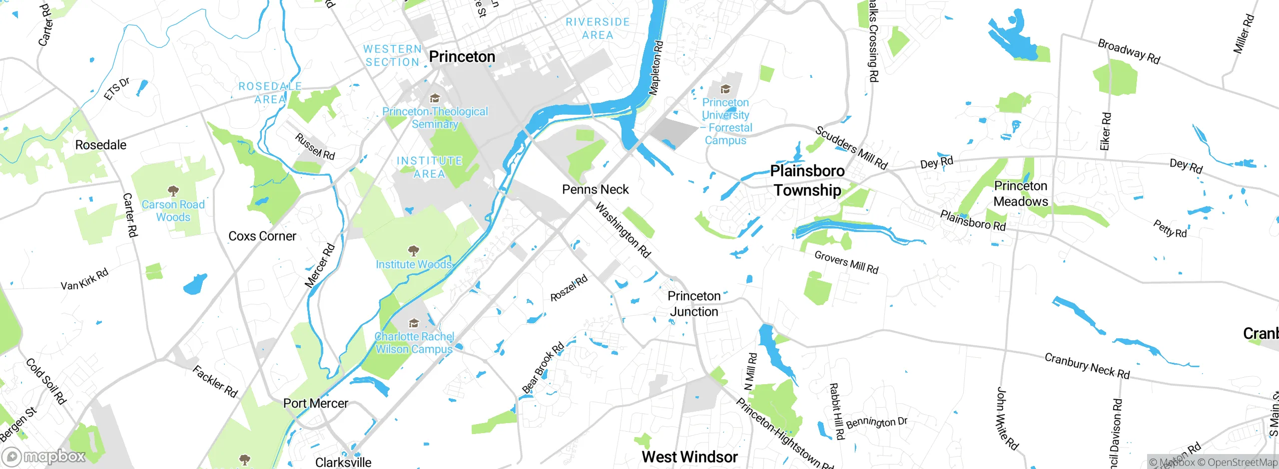 Map showing approximate location