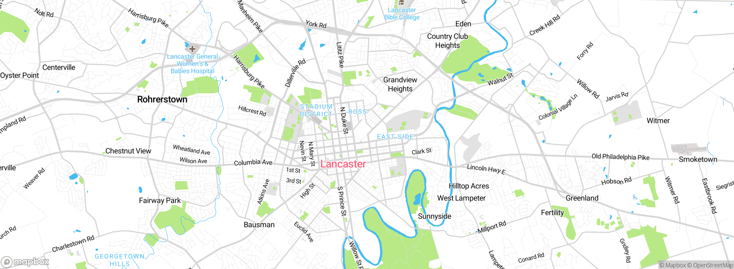 Map showing approximate location