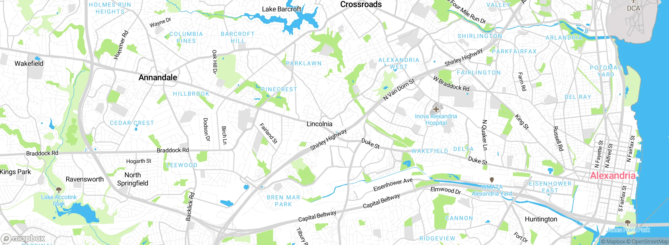 Map showing approximate location