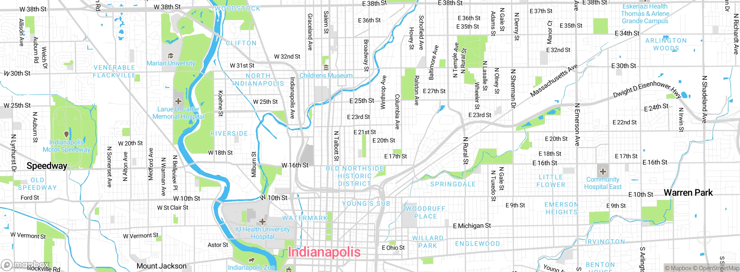 Map showing approximate location
