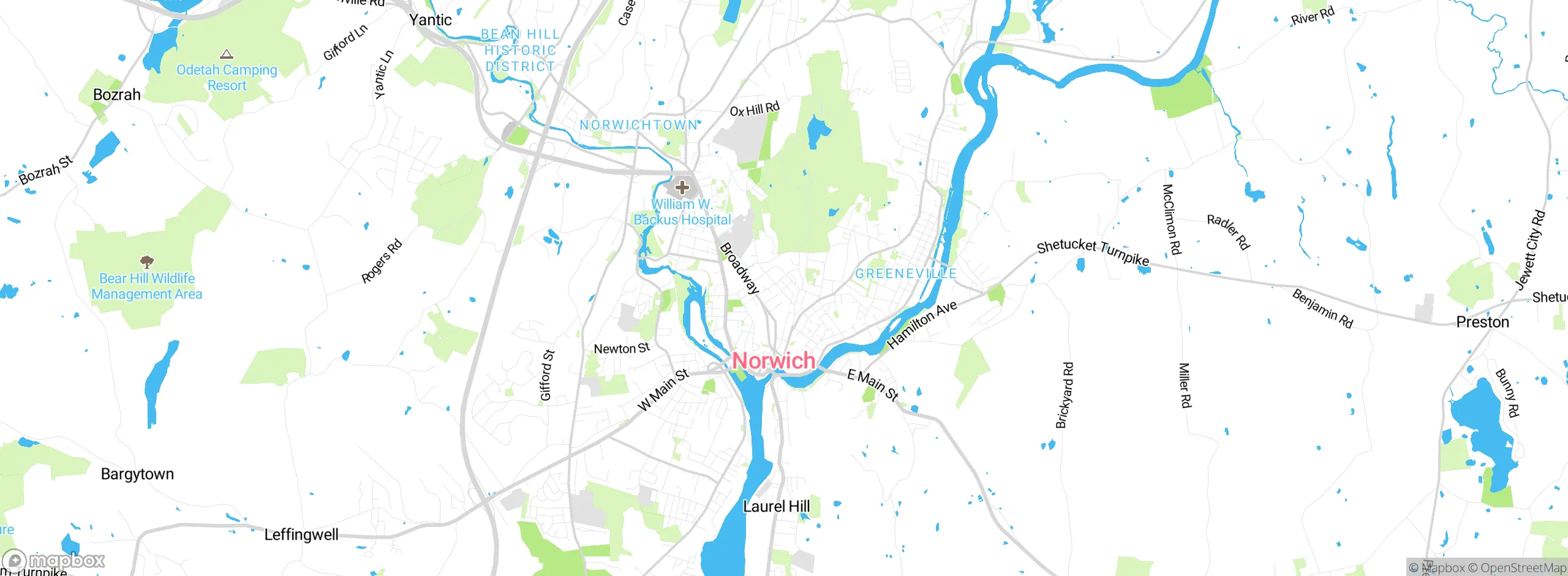 Map showing approximate location