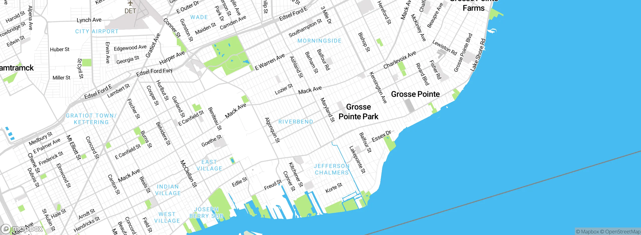 Map showing approximate location
