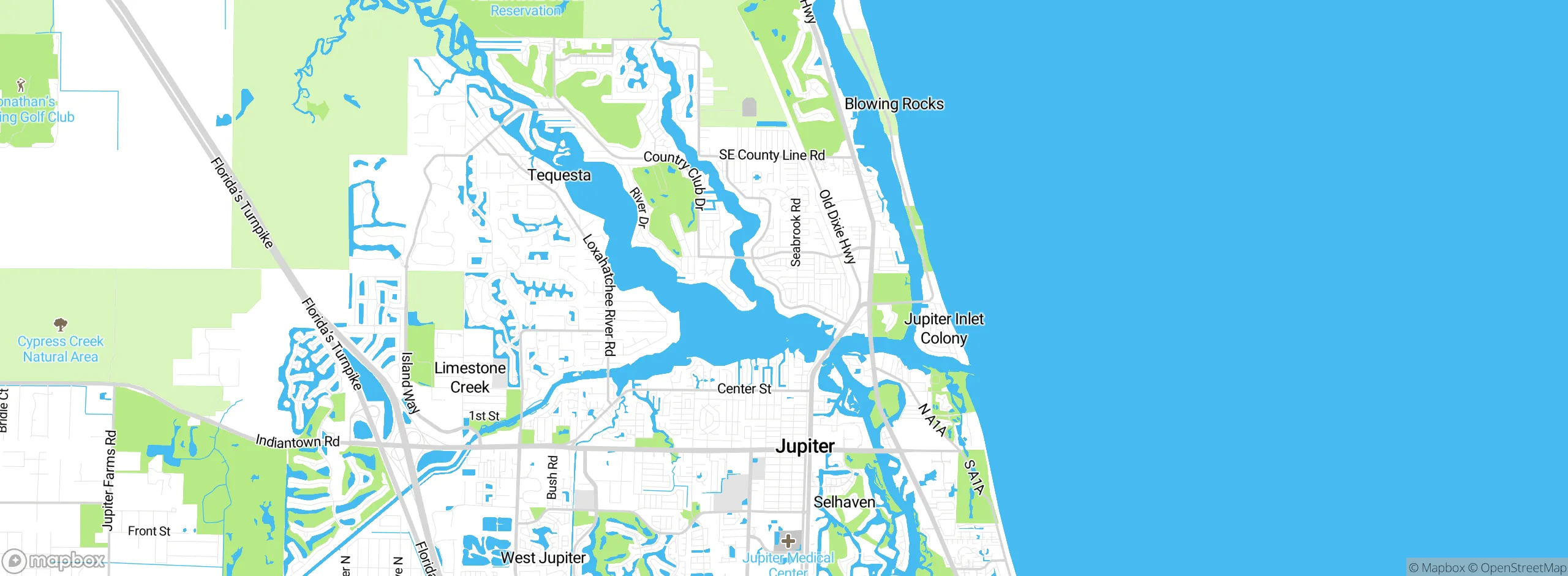 Map showing approximate location