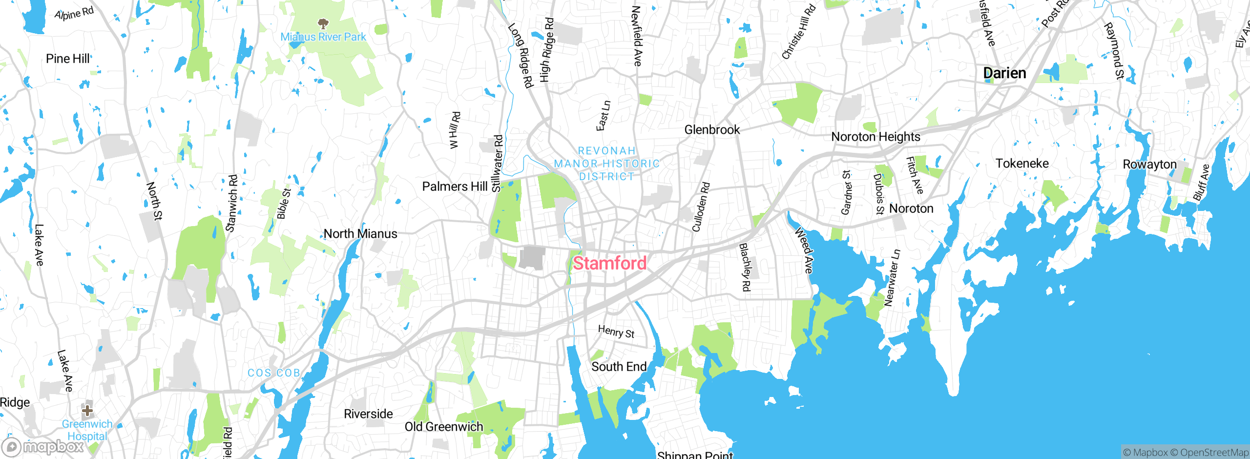 Map showing approximate location