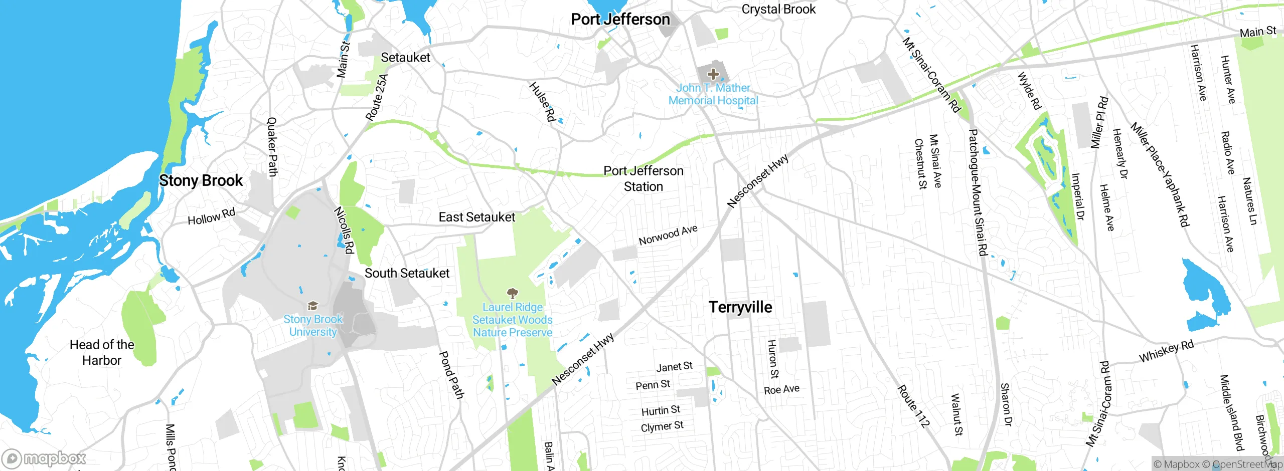 Map showing approximate location