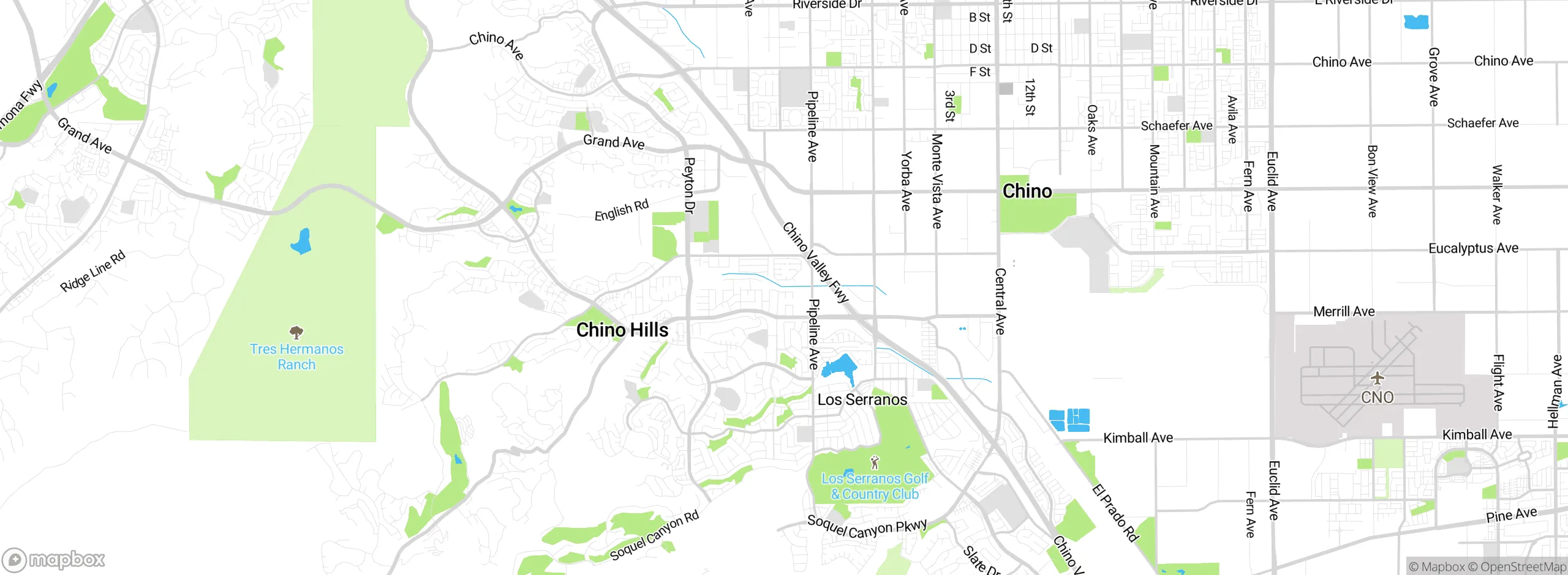 Map showing approximate location