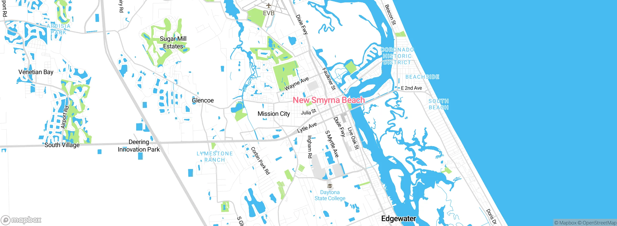 Map showing approximate location