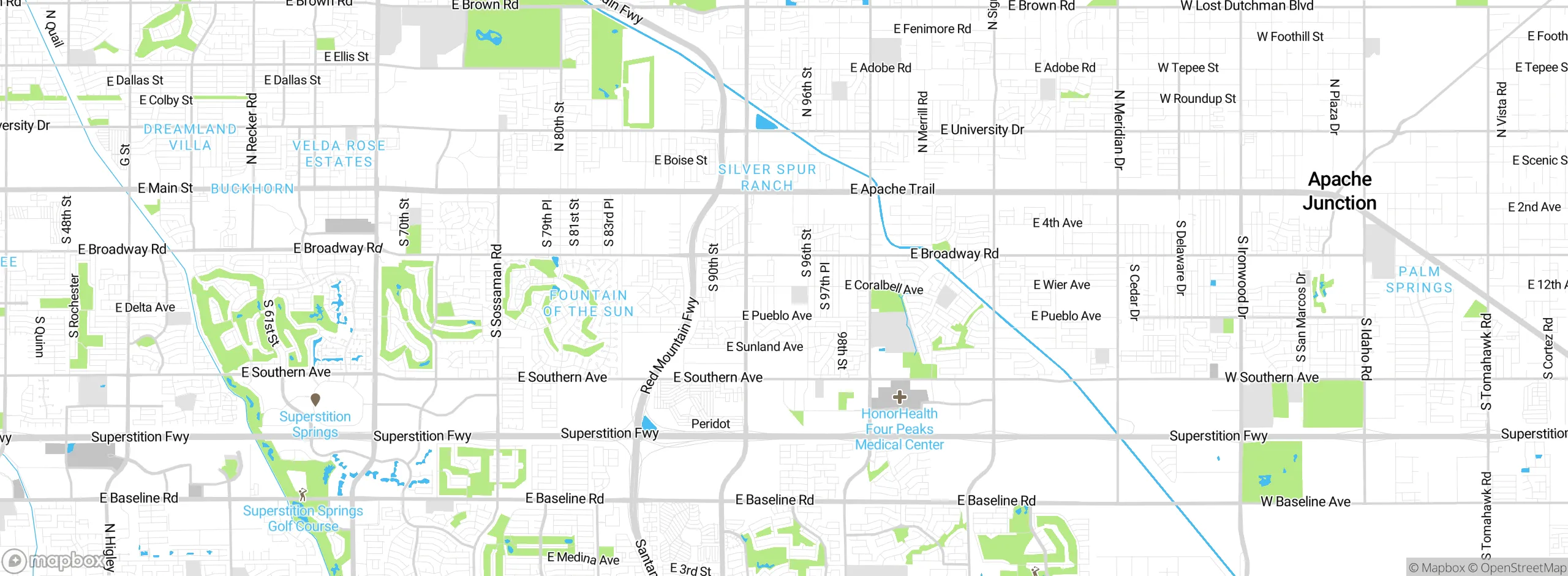Map showing approximate location