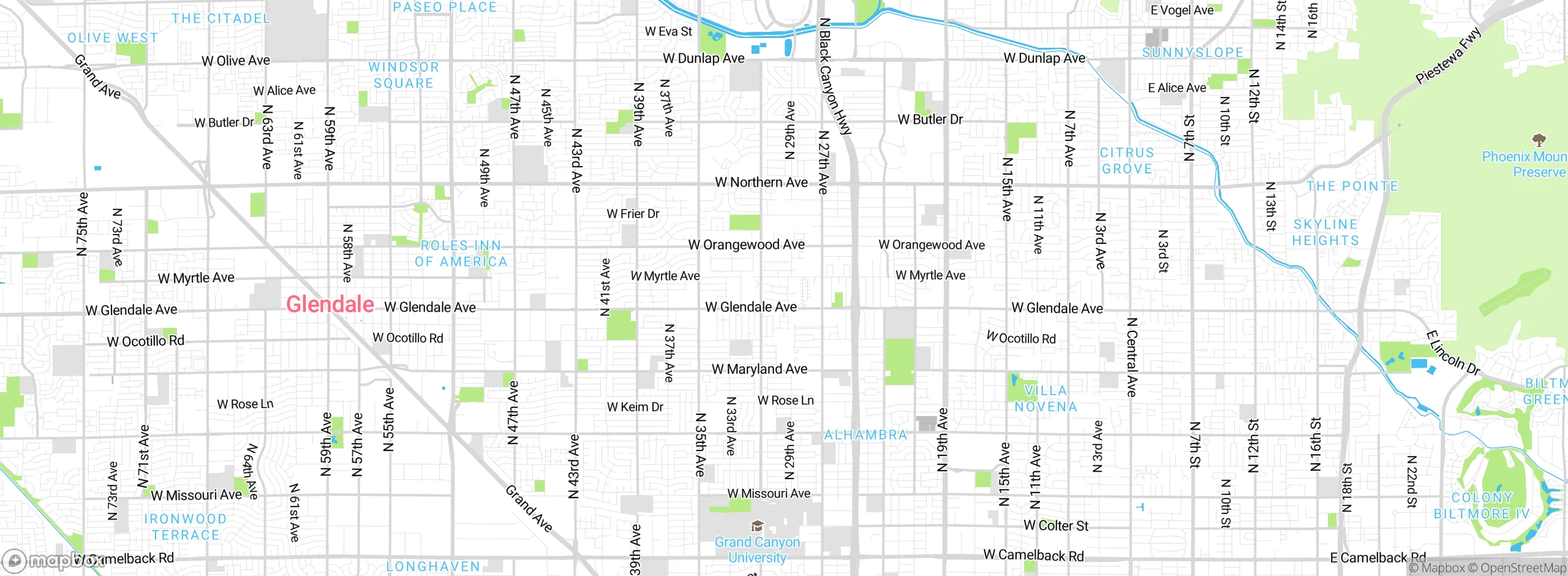 Map showing approximate location