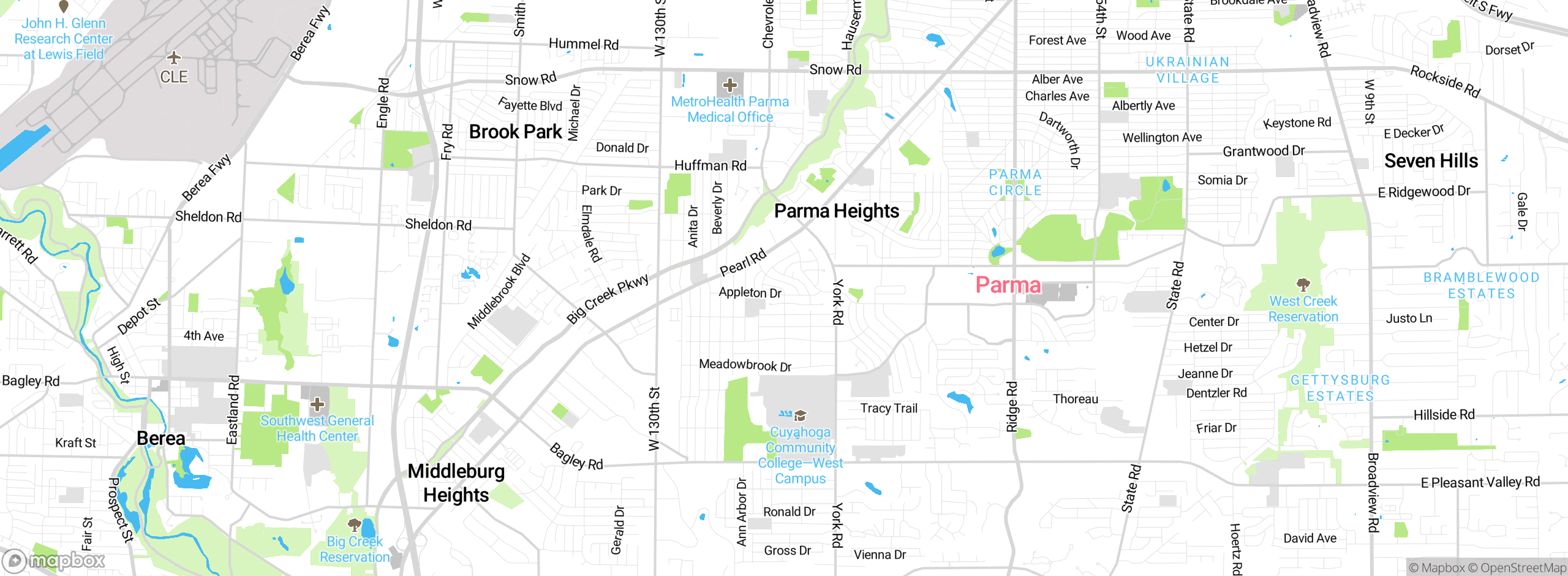 Map showing approximate location