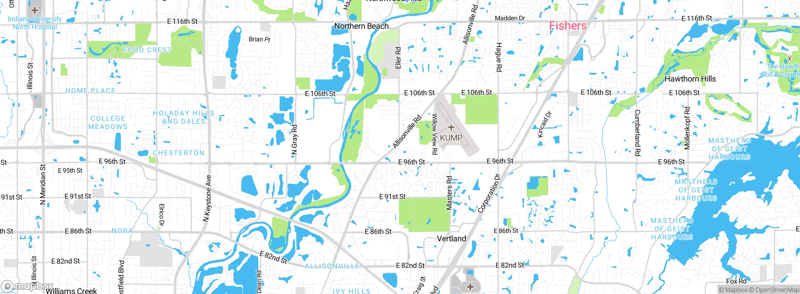 Map showing approximate location