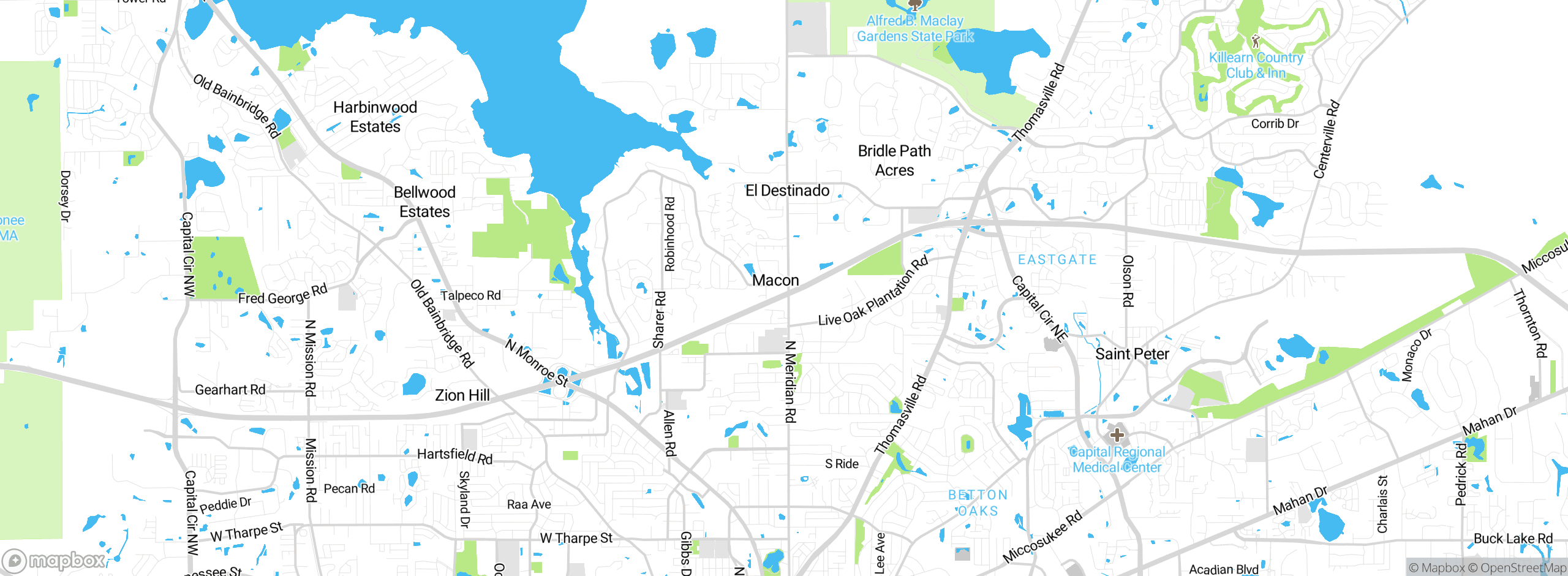 Map showing approximate location
